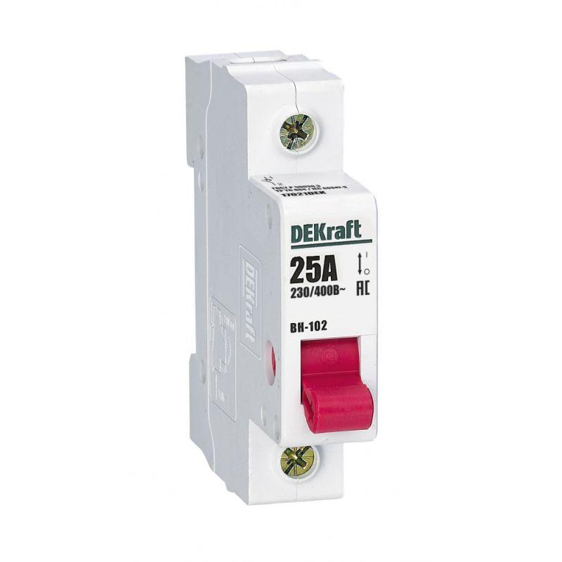 Выключатель-разъединитель 1Р 25А ВН-102