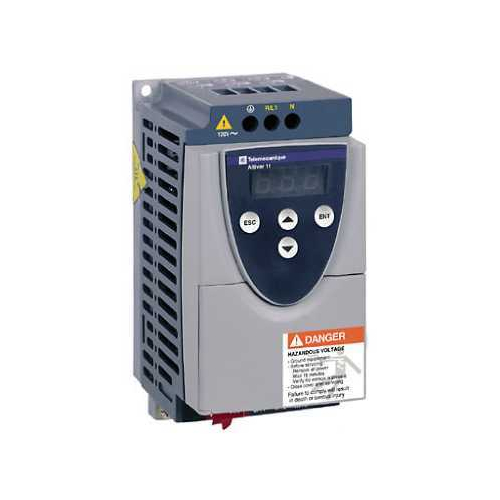 Variable speed drive ATV11, 0,37kW, 120V 1-phase supply, IP20