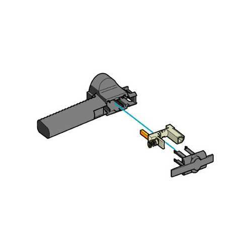 Rotary handle right side GS1, 630…1250A, black handle