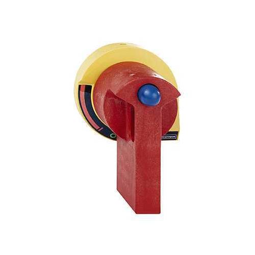 Rotary handle front GS1, 100…400A, red handle