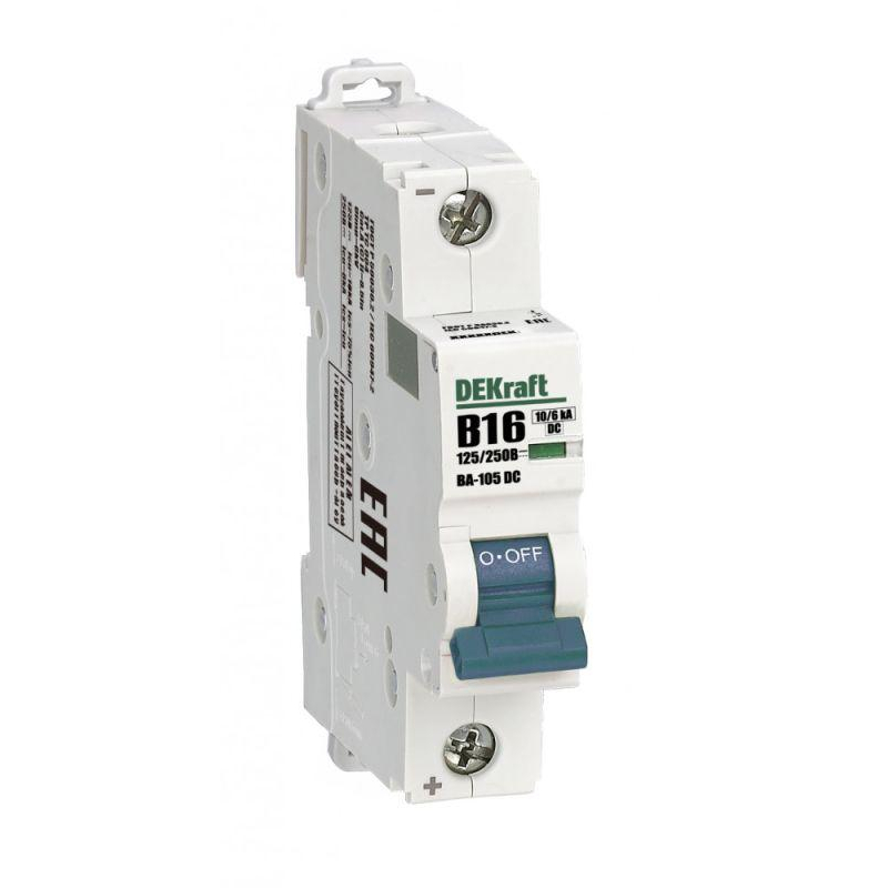 Авт. выкл. 1P 16 х-ка BA 250В DC ВА-105