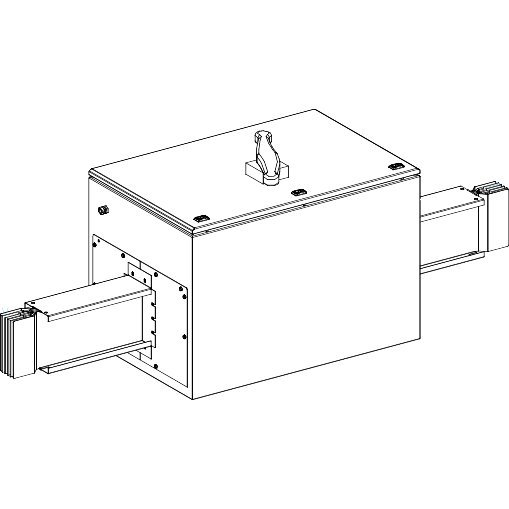 СЕКЦИЯ РАЗЪЕДИН. С АВТ.ВЫКЛ. COMPACT NS, 3L+PE, Al, 1250А