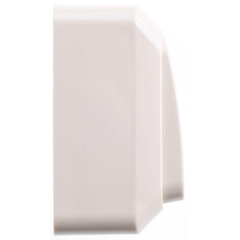 Переключатель 1 клавишный открытой проводки Этюд 10А IP20 с подсветкой цвет кремовый