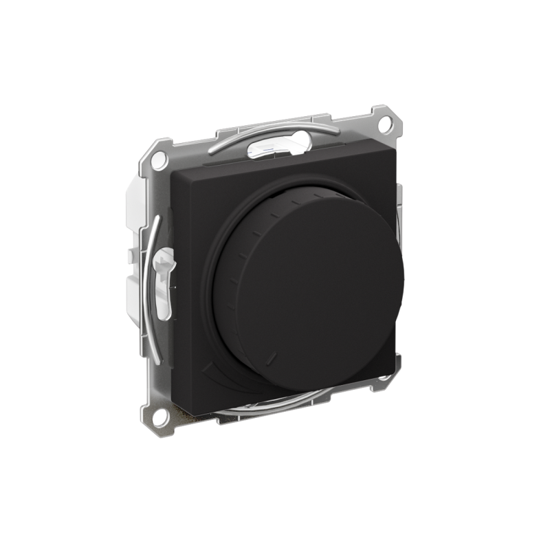 ATLASDESIGN СВЕТОРЕГУЛЯТОР (диммер) повор-нажим, LED, RC, 400Вт, мех., КАРБОН (ATN001023)