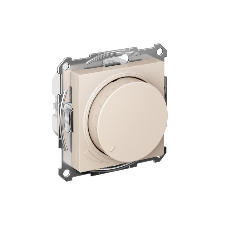 ATLASDESIGN СВЕТОРЕГУЛЯТОР (диммер) повор-нажим, LED, RC, 400Вт, мех., БЕЖЕВЫЙ (ATN000223)