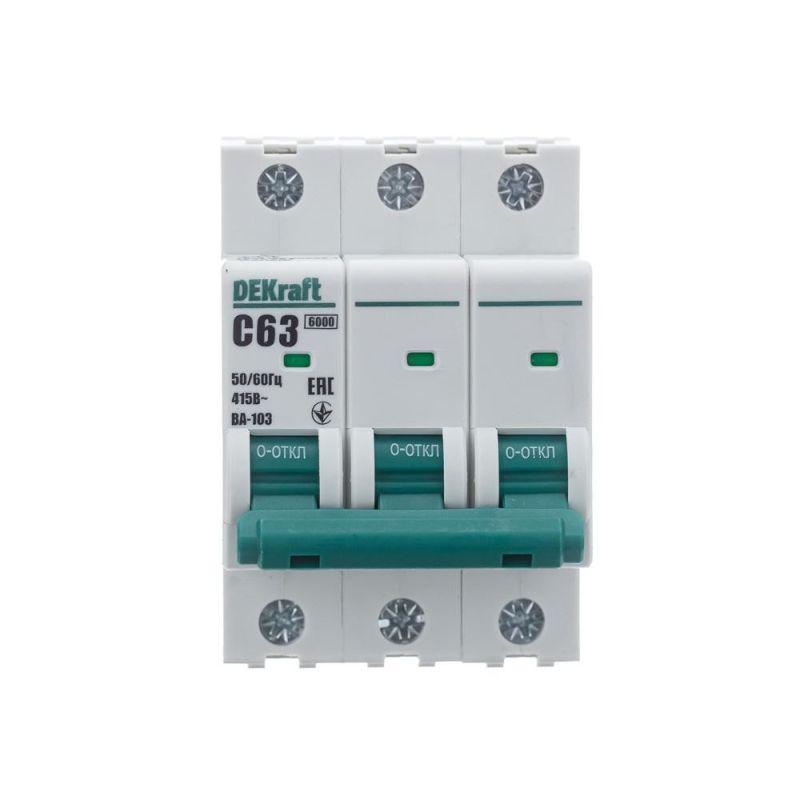 Выключатель автоматический ВА103-3P-063A-C