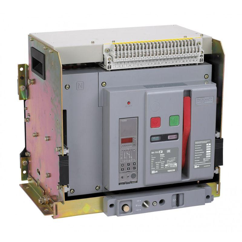 Воздушный авт. выкл. выкатной 4P 2000А 80кА расцепитель М ВА-731 (27137DEK)