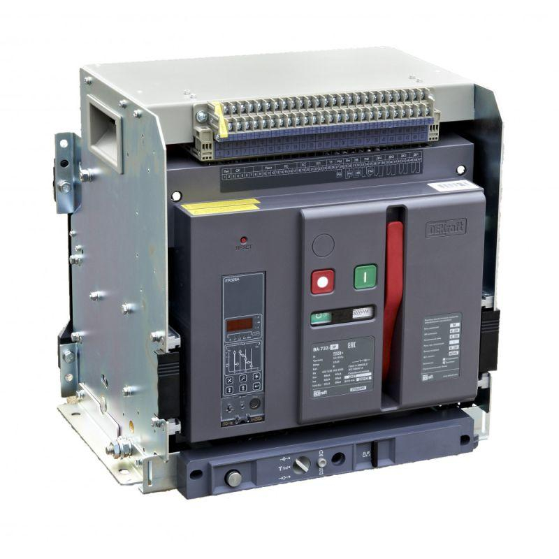 Воздушный авт. выкл. выкатной 3P 2000А 80кА расцепитель М ВА-732 (27052DEK)