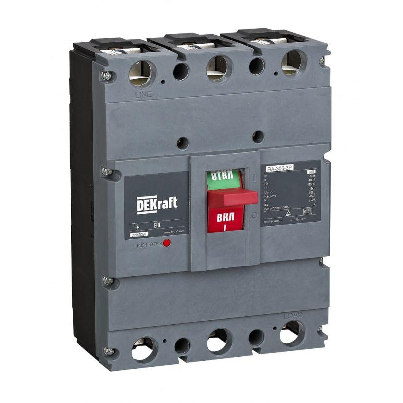 Силовой авт. выкл. 3P 800А 50кА ВА-306 (22767DEK)