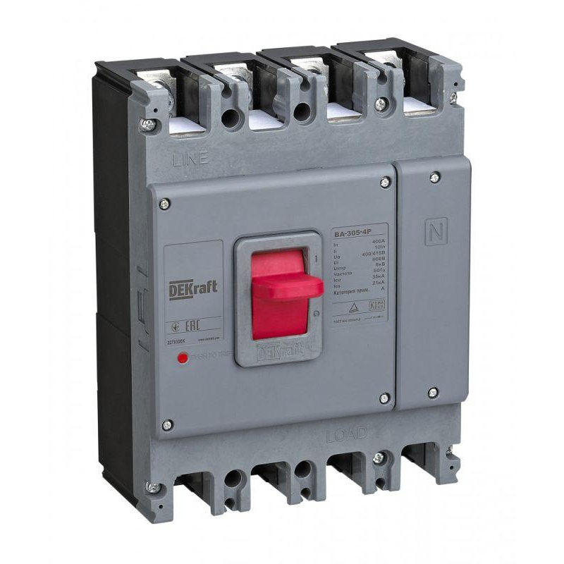 Силовой авт. выкл. 4P 315А 35кА ВА-305 (22791DEK)