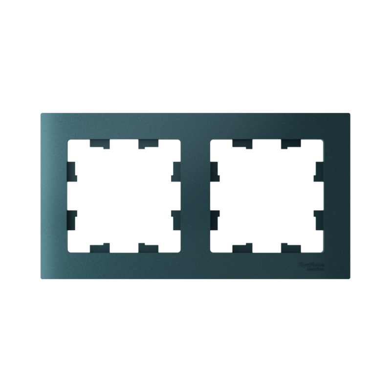 Рамка 2-м AtlasDesign универс. изумруд SchE ATN000802