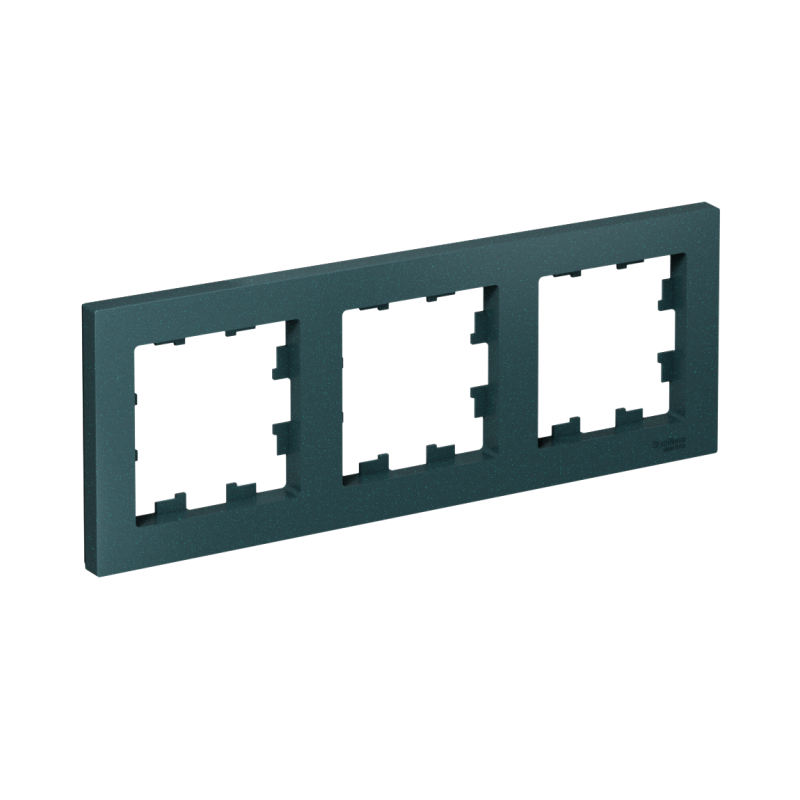 Рамка 3-м AtlasDesign универс. изумруд SchE ATN000803