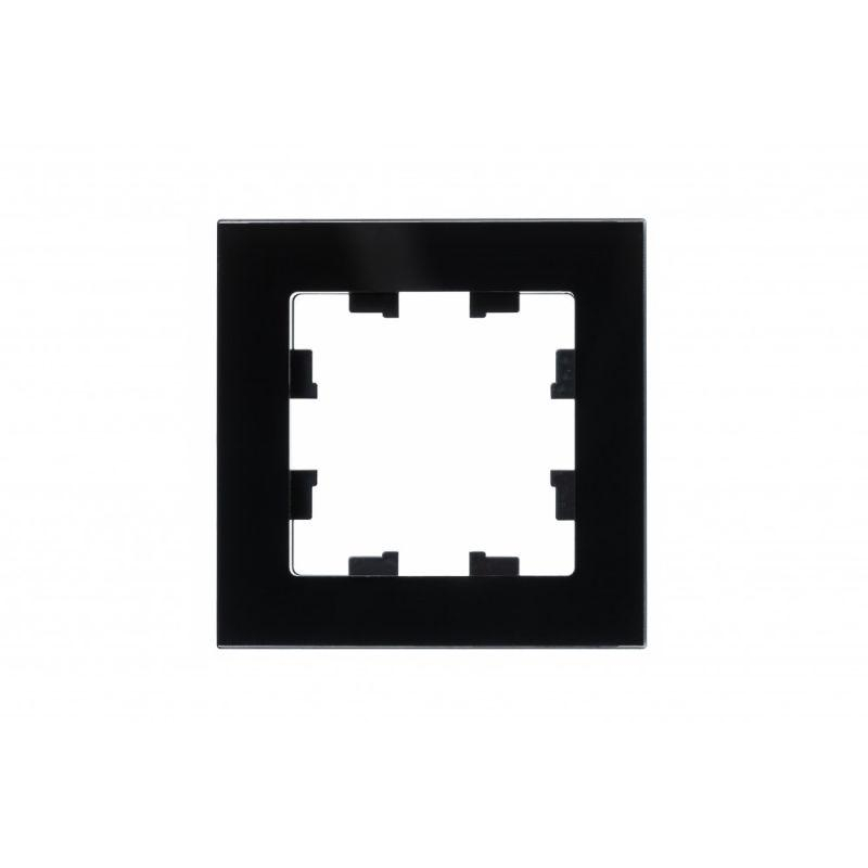 Рамка 1-м AtlasDesign Nature стекло черн. SchE ATN321001