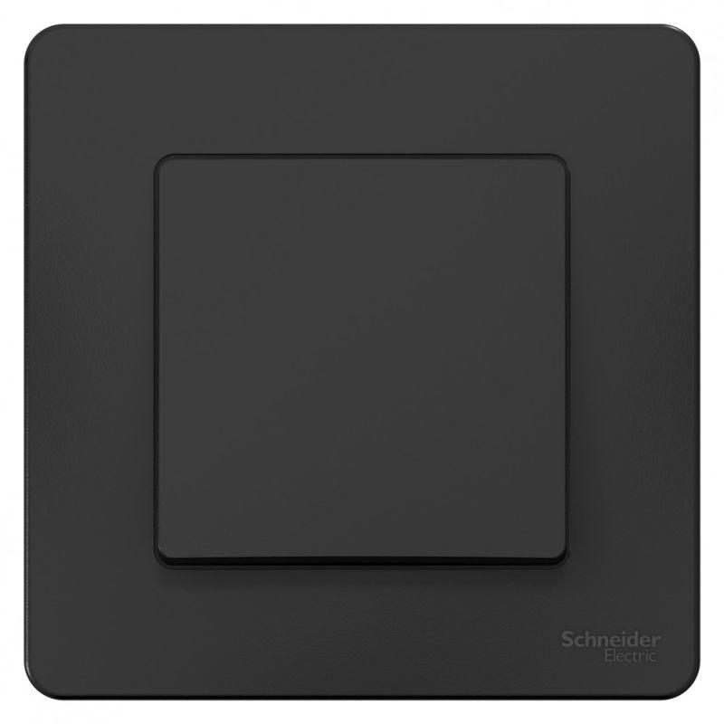 Переключатель проходной 1-кл. СП Blanca 10А IP20 (сх. 6) 250В антрацит SchE BLNVS010606