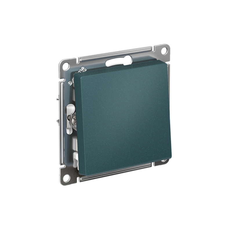 Механизм переключателя перекрестного 1-кл. СП AtlasDesign 10А IP20 (сх. 7) 10AX изумруд SchE ATN000871