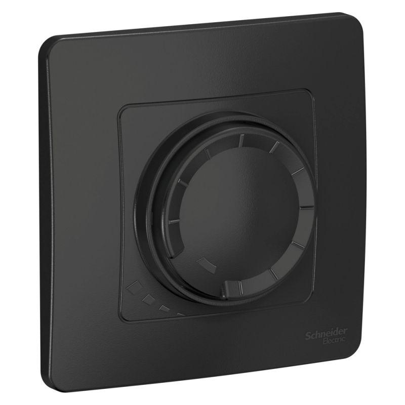 BLANCA скрытой установки светорегулятор (диммер) поворотно-нажимной 400вт, антрацит (BLNSS040016)