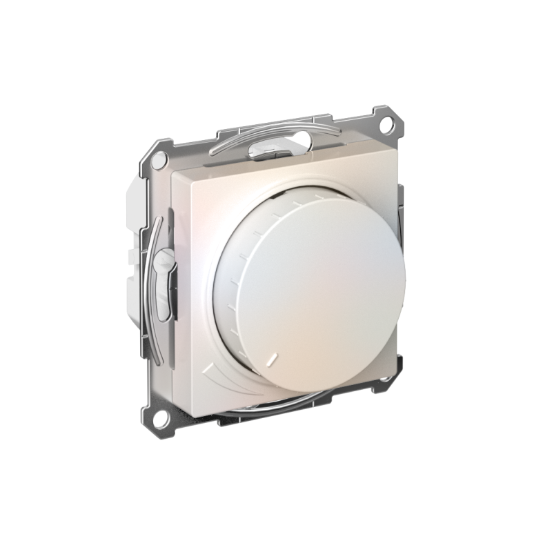 ATLASDESIGN СВЕТОРЕГУЛЯТОР (диммер) повор-нажим, LED, RC, 400Вт, мех., ЖЕМЧУГ (ATN000423)