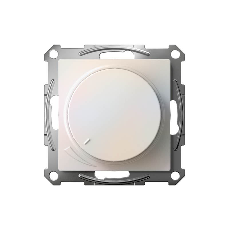 ATLASDESIGN СВЕТОРЕГУЛЯТОР (диммер) повор-нажим, LED, RC, 400Вт, мех., ЖЕМЧУГ (ATN000423)