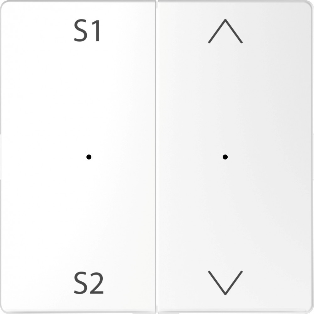 Клавиша D-Life PlusLink 2-ная с S1/S2 вх/вз белый лотос SD (MTN5227-6035)