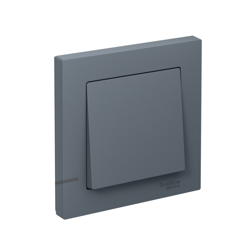 Выключатель 1-кл. СП AtlasDesign 10А IP20 (сх. 1) 10AX в сборе грифель SchE ATN000712