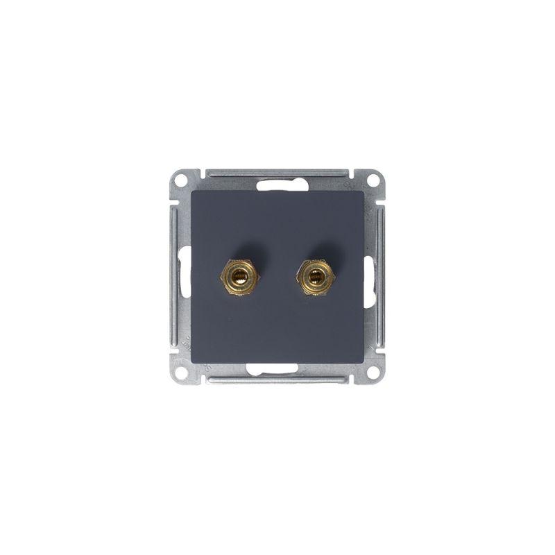 Аудиорозетка 2-м AtlasDesign грифель SchE ATN000787