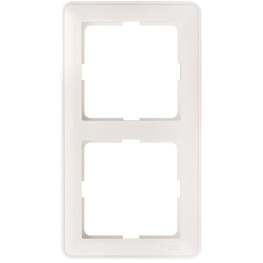 Рамка 2-м W59 бел. SchE KD-2-18 (КД-2-18)