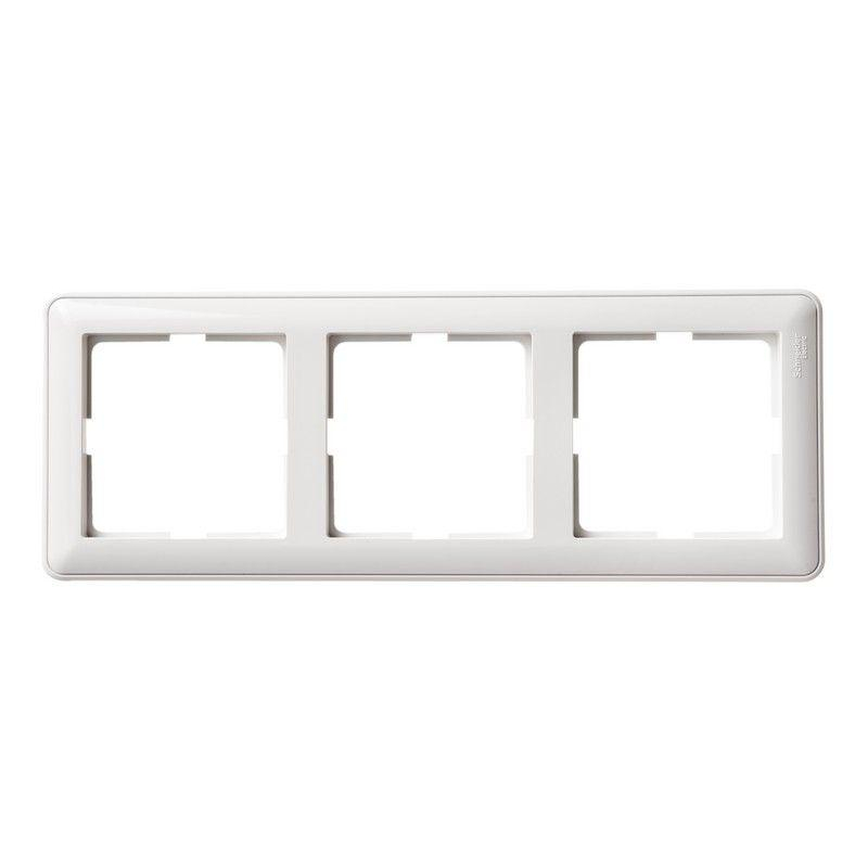 Рамка 3-м W59 бел. SchE KD-3-18 (КД-3-18)
