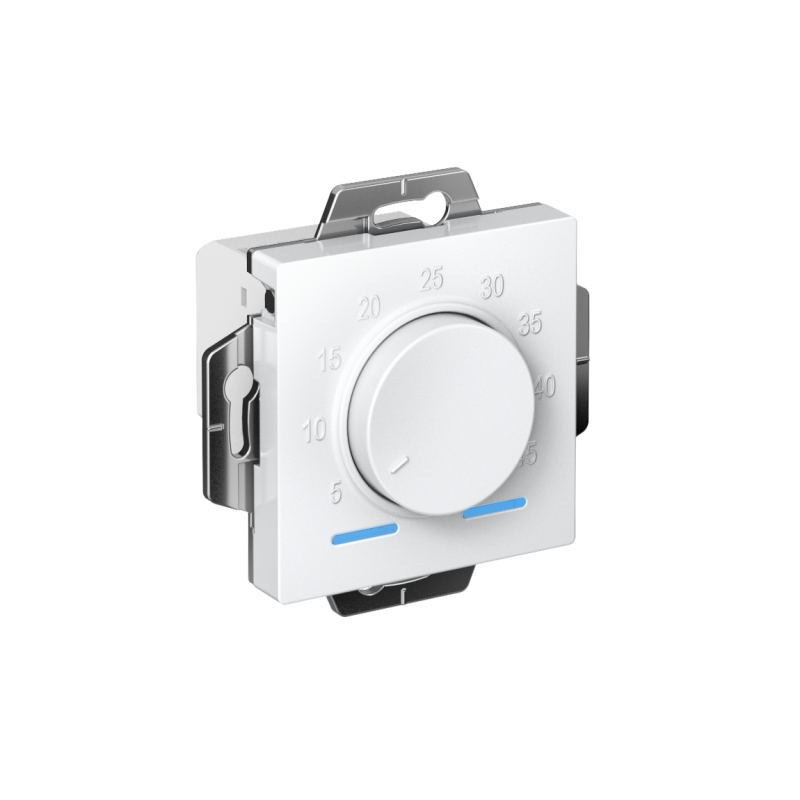 ATLASDESIGN ТЕРМОСТАТ электрон. теплого пола с датчиком, 10A, механизм, БЕЛЫЙ