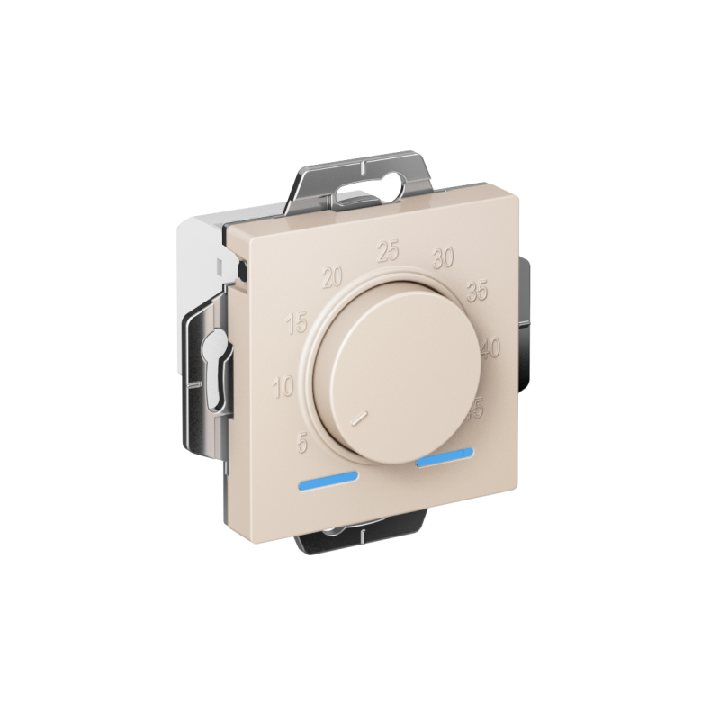 ATLASDESIGN ТЕРМОСТАТ электрон. теплого пола с датчиком, 10A, механизм, БЕЖЕВЫЙ