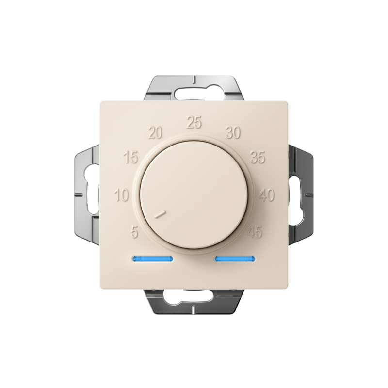 ATLASDESIGN ТЕРМОСТАТ электрон. теплого пола с датчиком, 10A, механизм, БЕЖЕВЫЙ