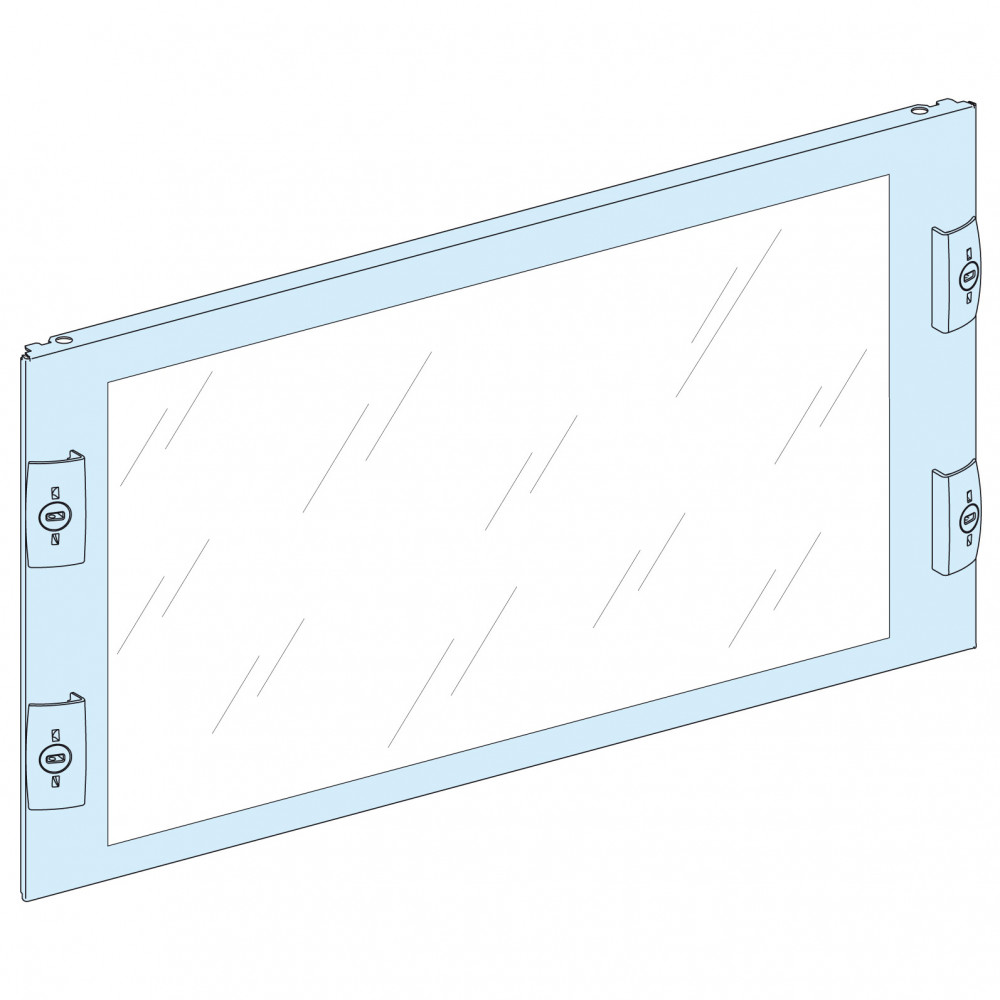 Панель перед. прозр. для шкафа 9мод. Prisma Plus SchE 03344