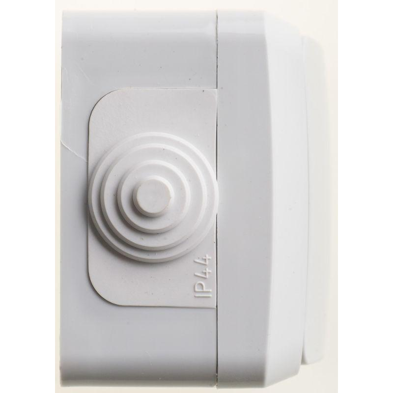 Переключатель 1-кл. ОП Этюд 10А IP44 10AX сер. SchE BA10-046C