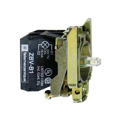 Корпус кнопки 22мм 24V с подсветкой SchE ZB4BW0B31