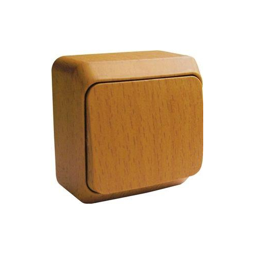 Переключатель 1-кл. ОП Этюд 10А IP20 темн. бук SchE BA10-004T