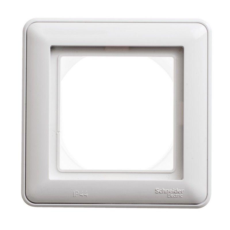 Рамка 1-м W59 AQUA IP44 бел. SchE KD-1B-18