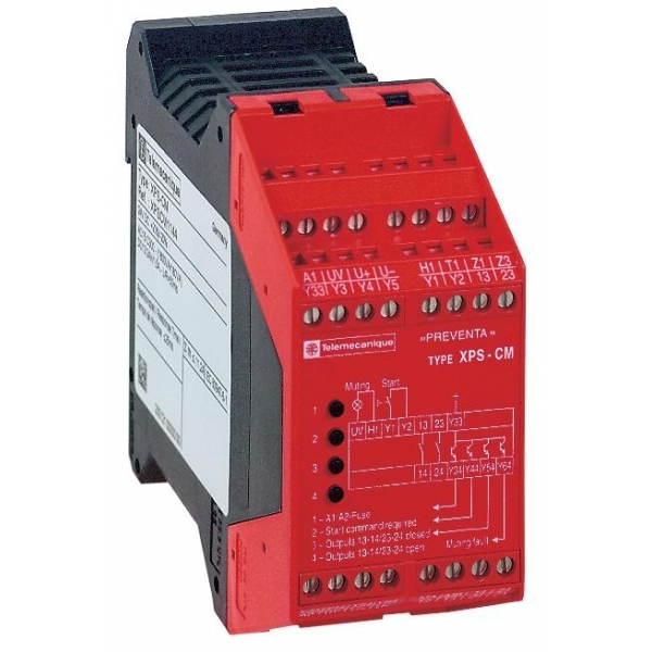Модуль безопасности фотобарьеров SchE XPSCM1144