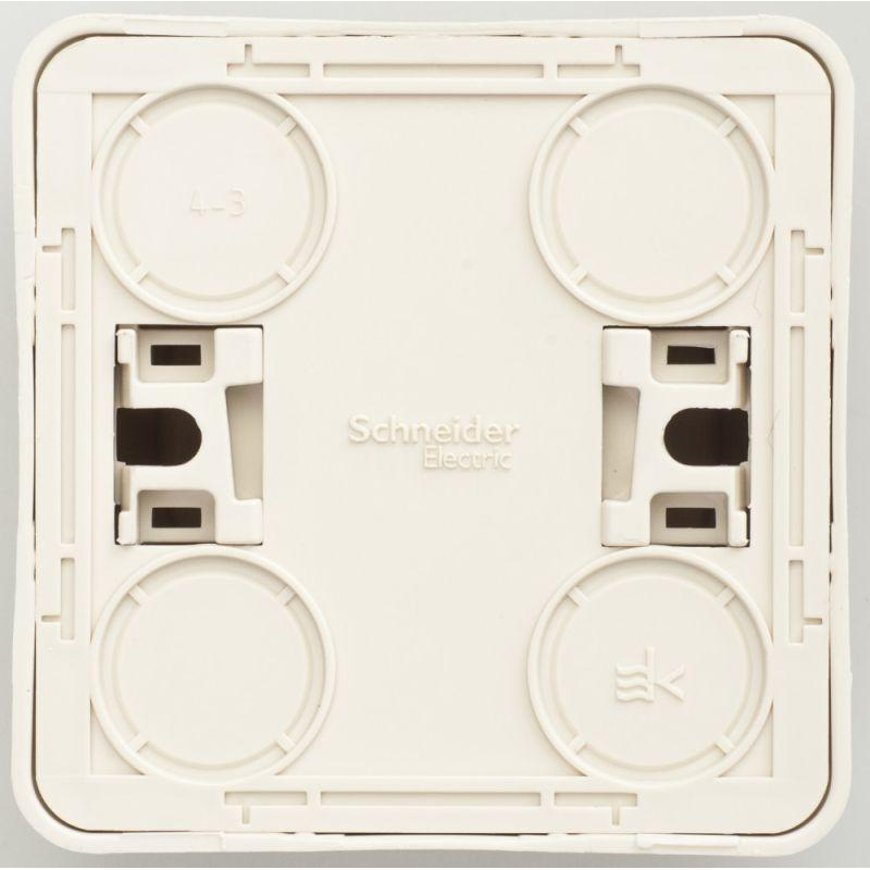 Розетка 1-местная ОП Этюд 16А IP20 250В без заземления защитные шторки кремовый