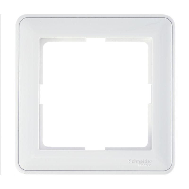 Рамка 1-м W59 бел. SchE KD-1-18 (КД-1-18)