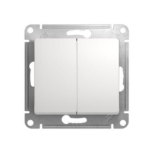 Механизм переключателя 2-кл. СП Glossa 10А IP20 (сх. 6/2) 10AX бел. SchE GSL000165 Механизм переключателя 2-кл. СП Glossa 10А IP20 (сх. 6/2) 10AX бел. SchE GSL000165