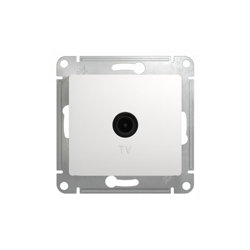 Механизм розетки TV 1-м СП Glossa 1DB бел. SchE GSL000191