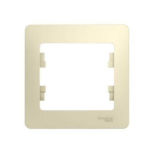 Рамка 1-м Glossa беж. SchE GSL000201