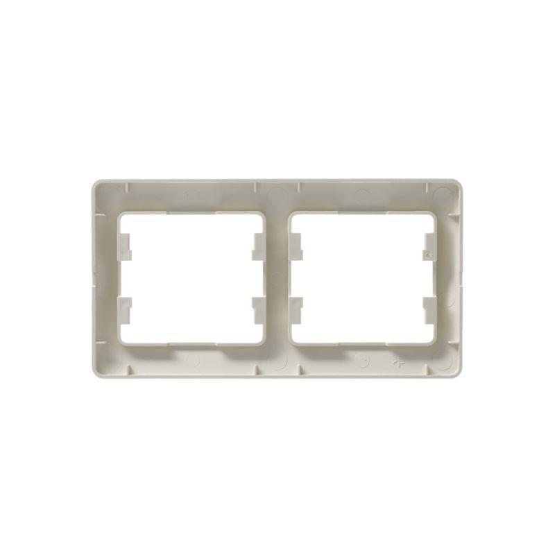 Рамка 2-м Glossa горизонт. беж. SchE GSL000202