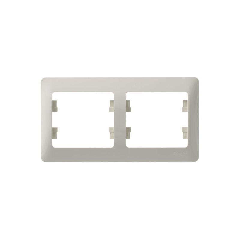 Рамка 2-м Glossa горизонт. беж. SchE GSL000202