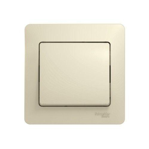 Выключатель 1-кл. СП Glossa 10А IP20 (сх. 1) 10AX в сборе беж. SchE GSL000212