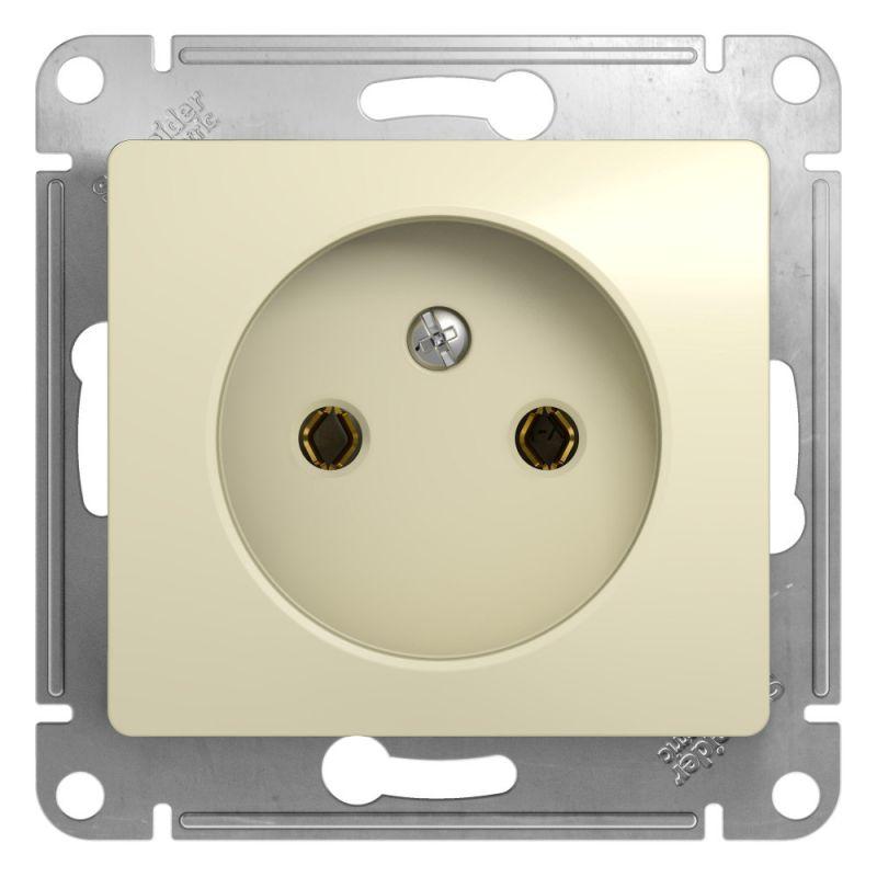 Механизм розетки 1-м СП Glossa 16А IP20 без заземл. беж. SchE GSL000241 Механизм розетки 1-м СП Glossa 16А IP20 без заземл. беж. SchE GSL000241