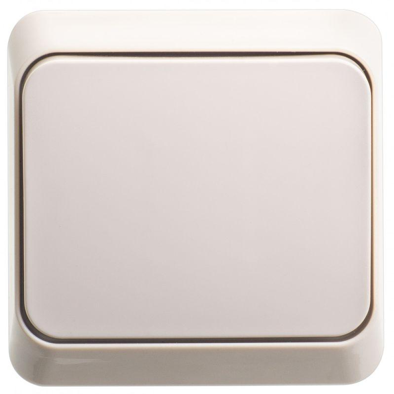 Выключатель 1-кл. ОП Этюд 10А IP20 крем. SchE BA10-001K