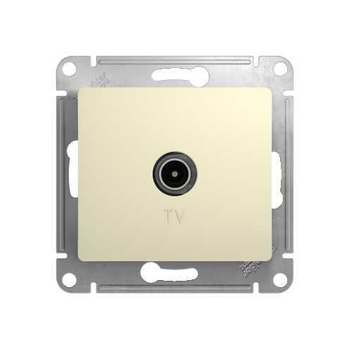 Механизм розетки TV 1-м СП Glossa 1DB беж. SchE GSL000291