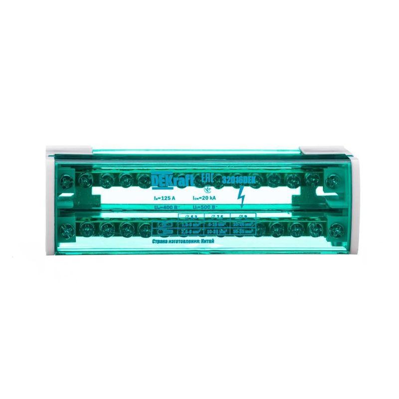 Кросс-модуль на DIN-рейку 2х15 групп 125А ШН-103 SchE 32016DEK