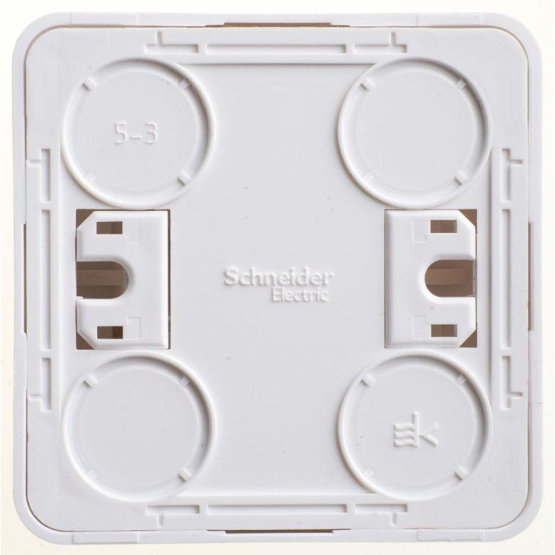 Выключатель кнопочный 1-кл. ОП Этюд 10А IP20 с самовозвратом белый SchE KA10-001B