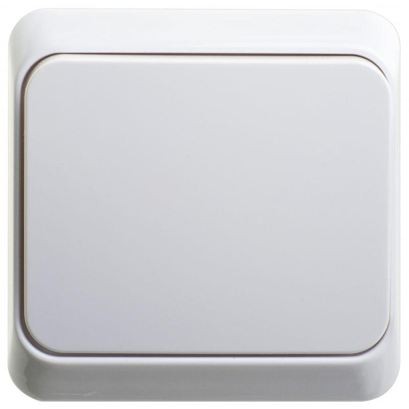 Выключатель кнопочный 1-кл. ОП Этюд 10А IP20 с самовозвратом белый SchE KA10-001B